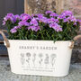 Personalised Family Birth Flower Planter, thumbnail 1 of 9