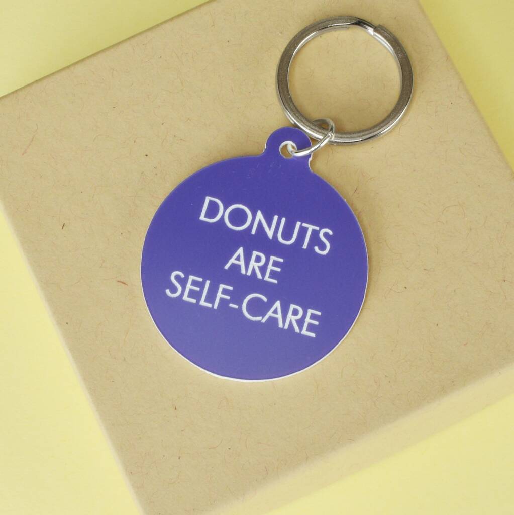 Image of Donuts Are Self Care Keytag