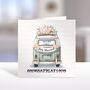 Camper Van Wedding Card Personalised, thumbnail 2 of 5