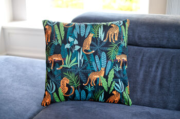 In The Jungle Tiger Print Cushion, 4 of 6