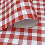 Red, White And Pink Gingham Wrapping Paper, thumbnail 4 of 9