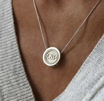 Monogram Echo Necklace, 8 of 10