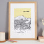 Personalised Capetown Print, thumbnail 8 of 9