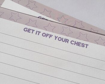 Get It Off Your Chest Taylor Swift Lavender Haze Notepad, 4 of 5