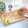 Personalised Bamboo Family Drinks Tray, thumbnail 1 of 5