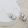 Double Freshwater Pearl Earrings, thumbnail 5 of 5