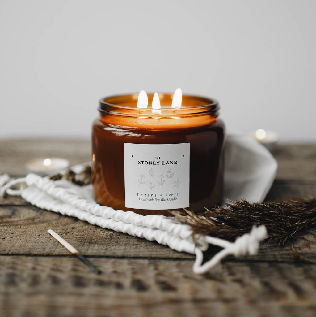 Personalised New Home Candle Gift By Embers & Roots ...