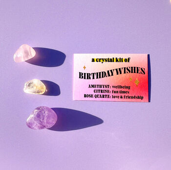A Happy Birthday Crystal Kit, 3 of 6