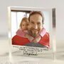 Personalised Stepdad Photo Acrylic Keepsake Block, thumbnail 1 of 3