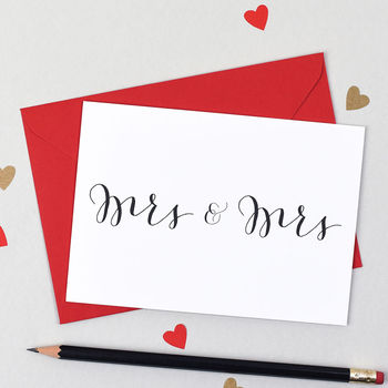 Calligraphy Wedding Card, 3 of 7