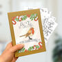 A To Z Of Christmas Colouring In Postcard Set, thumbnail 1 of 2