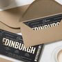 Personalised Edinburgh Boarding Pass Birthday Voucher, thumbnail 6 of 9