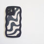 Curvy Striped Phone Case For iPhone, thumbnail 4 of 5