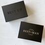 Best Man Groomsman Usher Personalised Gift Box, thumbnail 1 of 7