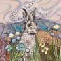 'Hares In The Field' Print, thumbnail 3 of 3