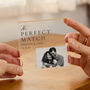Couple Acrylic Photo Plaque Engagement Keepsake Gift, thumbnail 3 of 3