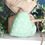 Wooden Green Heart Christmas Tree Decoration, thumbnail 2 of 3