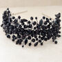 Black Crystal Headband, thumbnail 2 of 10