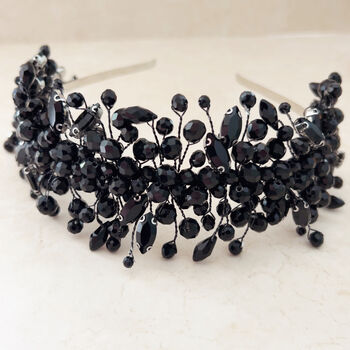 Black Crystal Headband, 2 of 10