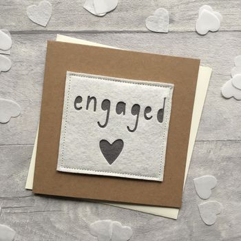 Engagement Felt Card, 2 of 2