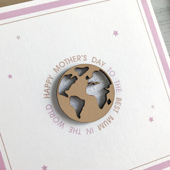 Best Mum In The World, Mother's Day Card Circle, 2 of 5