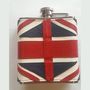 Personalised And Engraved Union Jack Hip Flask, thumbnail 8 of 10