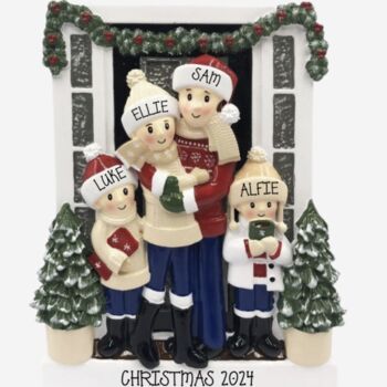 Personalised Winter Family Decoration, 3 of 4