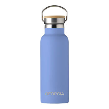 Personalised Insulated Bottle With Bamboo Lid, 6 of 8