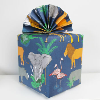 Safari Luxury Birthday Wrapping Paper, 5 of 9
