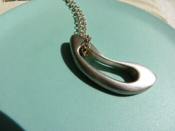 Infinity Signature Serene Silver Pendant Necklace, 3 of 6