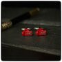 Personalised Red Boxing Glove Cufflinks, thumbnail 9 of 10