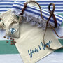 Personalised Gift Set, Towel And Leather Strap, thumbnail 6 of 11