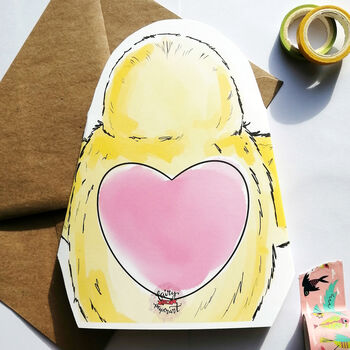 Cute Chick Mothers Day Card, 3 of 3