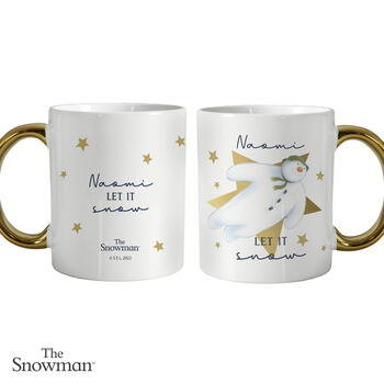 Personalised The Snowman Let It Snow Mug, 4 of 4