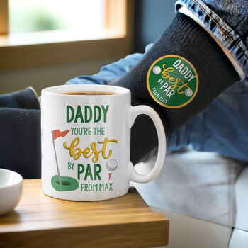Personalised Best By Par Mug And Socks Set, 2 of 5