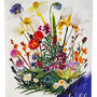 Wildflower Bouquet Watercolour Tea Towel, thumbnail 6 of 7