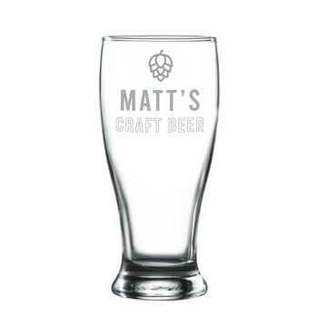 Personalised Craft Beer Glass, 5 of 5