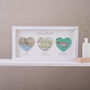 Your Story Personalised Map Heart Couples Gift, thumbnail 2 of 7
