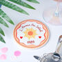 Personalised L' Amour Au Soleil Year Ceramic Coaster, thumbnail 1 of 3