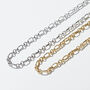 Connection Necklace In Silver Or 18ct Gold Plating, thumbnail 3 of 5