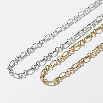 Connection Necklace In Silver Or 18ct Gold Plating, 3 of 5