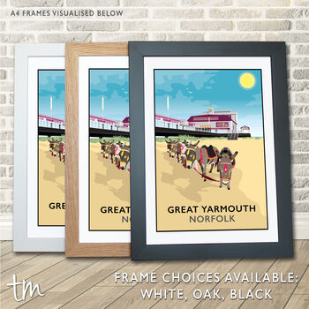 Great Yarmouth, Norfolk Travel Print, 2 of 5