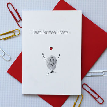 Best Ever Nurse Card By Adam Regester Design | notonthehighstreet.com