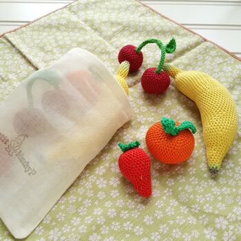 Crocheted Fruits Play Pretend Set, 5 of 8