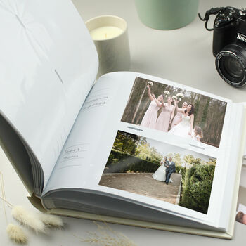Personalised Wedding Day Photo Album Book, 3 of 6