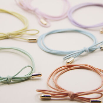 Set Of Six Colourful Bow Hair Ties, 4 of 4