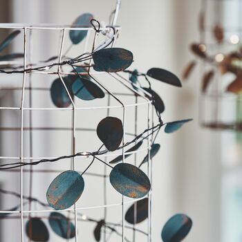 Gold Eucalyptus Fairy Lights, 7 of 10