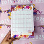 2025 Colourful Wall Calendar, thumbnail 8 of 9