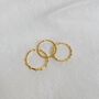 Skinny Layering Adjustable Rings Gold Plated 925 Silver, thumbnail 1 of 4