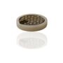 White Marble Ashtray With Laser Cut Brass Lid, thumbnail 4 of 6
